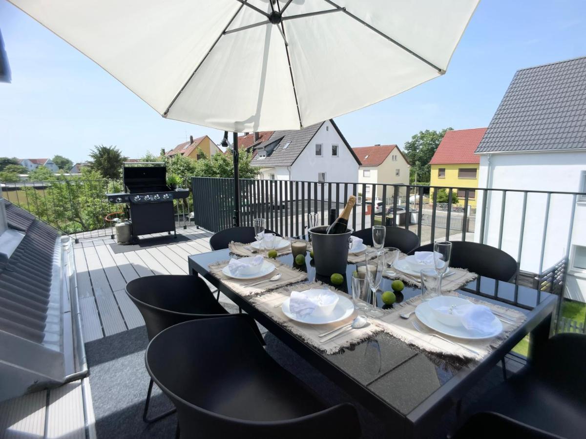 M-Style 04 Apartment Mit Balkon Und Gasgrill, 24H Self-Check-In, Free Parking, Netflix Núremberg Exterior foto